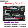 Батареи планшетных ПК New 00HW023 00HW022 00HW036 Батарея для Lenovo ThinkPad T460S Series 01AV405 01AV406 01AV408 SB10F464