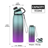 Bottiglie d'acqua FEIJIAN Borraccia sportiva Borraccia portatile in Tritan con coperchio magnetico Bicchieri Bollitore di grande capacità 0,95 L/1,2 L Senza BPA 230309