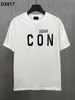 23SS Men Tshirt D2 DSQ Icon GG Kort ärm Cotton Tops Tee Poloshirt Design Shirt Mens Tee 3G Designers Men Women T Shirts DT8085275305