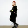 Cappotto da donna in pelliccia sintetica da donna Giacca da donna in peluche di media lunghezza allentata Giacca di alta qualità 2023