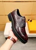 2023 Mens Dress Shoes Leather Leather Lace Up Platfor