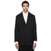 Erkek Suit S-6XL !! Ev yapımı şık erkekler takım elbise çok cepli çoklu katmanlı gevşek podyum özel.
