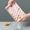 Narzędzia lodów Coneround Ice Cube Maker Morch Homemade Ball Shape Box Pudełka wielokrotnego użytku z wyjmowanymi pokrywkami dla whisky piwo piwo lodowe pleśń Z0308