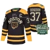 Anpassad #37 Patrice Bergeron Reverse Retro Custom Hockey Jersey #88 David Pastrnak Bruins #71 Taylor Hall Jake DeBrusk Charlie McAvoy Zdeno Ch
