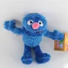 Mjuka plyschdjur 23 cm Sesame Street Elmo Cookie Duck Ernie Bert Tecknad djur Plysch mjuka mjuka leksaker Dockor Jul Födelsedagspresent för barnJ230308