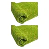 Декоративные цветы 2x искусственные мохи фальшивые зеленые растения искусственная трава для магазина дома украшение патио сад стена гостиная принадлежности