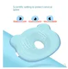 Pillows 4D Baby Correction Pillow Breathable born Positive Head Baby Anti-Offset Head Correction Pillow For 0-3-6 Months 1 Year Old 230309