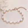 STRAND 2023 Hallyu Buckley Freshwater Pearl Bracelet Simple en Fresh Girlish Temperament Damesaccessoires Paren Sieraden Geschenken