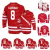 CUSTOM Wisconsin Badgers Hockey Jersey 8 Cole Caufield College NCAA 8 Joe Pavelski Ryder Donovan Seamus Malone Sean Dhooghe Badgers Daniel L