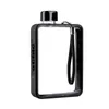 Water Bottles 380ML Sports Water Bottle Portable Travel Flat Water Cup A5 Outdoor Fitness Transparent Kettle 230309