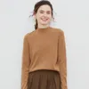Kadın Sweaters Sonbahar Yün Kadınlar Fashiong Designer Lüks O yakalı Örme Giyim Uzun Kollu Zarif Günlük Külot Kız Top