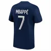 MBAPPE HAKIMI # 30 SOCCER JERSEYS Quatrième 4th Black Sergio Ramos 22 23 Maillots de Football 2022 2023 Marquinhos Verratti PSGS Men Kid