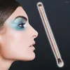 Pinceaux de maquillage 10 pièces, brosse à sourcils à Double tête, fard à paupières, fond de teint liquide, outil cosmétique (or clair mat)