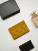 Luxury C fashion woman card holder classic pattern caviar quilted wholesale gold hardware small mini black big hardware wallet Designer Pebble leather with box