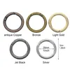 Anneaux clés 10 pcs couleurs mixtes printemps o anneaux Trigger déclencheur cercle rond