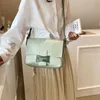 NXY Kontrastfarbe Schulter-Crossbody-Taschen für Frauen PU-Leder Damen Neue 2023 Frühling Trend Mode Handtaschen