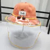 Sombreros de ala ancha para niños, sombrero para el sol, gorra protectora antisalpicaduras para evitar que los niños salgan de la Saliva, cubierta a prueba de polvo contra la transmisión de gotas, sol