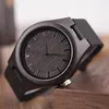 Presente de punho Bobobird Presente para meu marido Personalizado Custom Ebony Watch Gifts Men personalizados Wood Wristwatch