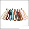 Jewelry Keychains Lanyards Boho Bag Accessories Rame Wristlet Wrist Lanyard Strap Keyring Bracelet Assorted Color Rames Bra Ts
