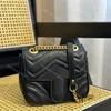 2023 Merk Schoudertas Mode Dames Portemonnee Luxe Portemonnees Handtas Crossbody Vrouwen Tassen Zwart en Wit Leer Kleuren Beschikbaar Glijdende Ketting Ontwerp