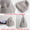 Basker Autumn/Winter Keep Warm Hat Real Fur Winter Hats For Women Fashion Beanie Solid Adult Cover Head Cap