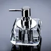 Dispensador de sabão líquido Transparente Crystal Glass Hand Sinitizer Bottle Creative European Press El Lotion LD85 230308