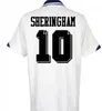 89 90 92 94 95 Retro Soccer Jerseys Vintage Gascoigne Lineker Sheringham Camisas قمصان Camiseta Futbol Kits Men Maillots de Football Jersey