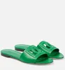 Pantofole da sandalo da donna estive Ciabatte in pelle ritagliate Millennials Ciabatte in vera pelle da esterno scarpe da spiaggia slip on infradito Made in Italy Box 35-42