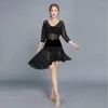 Stage Draag Belly Dance Costume Women Oriental Dress Cut Out Out Suit Lady Sexy Perspective Dancewear Competition Practice