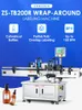 Zonesun Industrial Equipment arb onlaberer round Round Round Bottle Vial Jar Can Tin Hitble Machine Machine ZS-TB200R