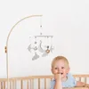 Rattles Mobiles Baby Wood Bed Bell Bracket Mobile Hanging Rattles Toy Hanger Baby Crib Mobil Bell Toy Holder ARM BRACKET GENTER FÖR BUND 230309