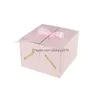 Gift Wrap Wedding Paper Valentines Day Flower Packing I Love You Rose Box Y0712 Drop Delivery Home Garden Festive Part Dhdze