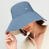 Chapeaux à large bord seau OhSunny femmes grand soleil Anti UV UPF50 casquette réglable Double face portable visière étanche 230309