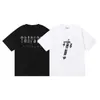 T-shirts pour hommes Lâche Manches courtes Trapstar T-shirt Classique Camo Lettres Hommes Femmes Extérieur Noir Blanc Casual Top Tee G230309