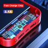 Mini Portable Power Bank 10000mAh tvåvägs snabb laddning Digital Display Pocket Externt batteri för iPhone Xiaomi Huawei Samsung