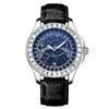 손목 시계 포에다 가르 패션 쿼츠 가죽 유니니스 렉스 시계 최고의 방수 날짜 날짜 손목 시계 캐주얼 스포츠 시계