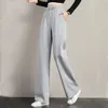 Женские брюки Capris lucyever grey casual Women Sweat Antements Spress Summer Elastic High Tast