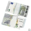 Autres fournitures de fête festives Prop Money 500 Euro Bill à vendre en ligne Euros Fake Movie Moneys Bills Fl Dhz5T40ZC