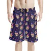 Мужские шорты de muertos calavera pantalones cortos playa verano color vistoso gimnasio para el hogar nuevo 230308