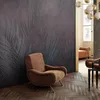 Wallpapers MASAR Retro Creative Flower Plant Custom Mural Dark Green Background Wall Paper Restaurant Bedroom Wallpaper Shadow Overlap