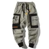 Pantalons pour hommes Hip Hop hommes multipoches taille élastique conception Harem pantalon rue Punk pantalon décontracté Joggers mâle Cargo ABZ51 230309