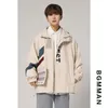 Men's Jackets Bomber Jacket Men Letter Printed Outerwear Streetwear Fashion Plus Size Loose Windbreaker Coat Male Clothing 5XL 230309