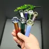 Narguilés Europe et Americaglass pipe barboteur pipe eau Verre bong Couleur sucette