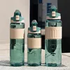 Vattenflaskor stor kapacitet tritan material vatten flaska miljövänlig hållbar gym fitness utomhus sport shaker dricka flaska 230309