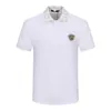 Summer Mens Plus Taille Polo Shirt Mens T-shirt Designer Shirts Chers T-shirts T-shirts Pullover Solid Color Business Business Tshirt Courte-manche
