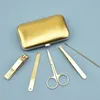 Kit per nail art 1 set di tagliaunghie portatili Ear Pick Brow Scissor Pinzette Kit per i viaggi a casa