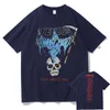 Męskie koszulki God Want You Streetwear Skull Reaper Graphic Print Tshirt Men Men Hip Hop Fashion T-shirts Męs