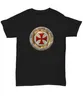 Men's T Shirts Knights Templar Masonic Medieval Symbol Crusaders Seal Shirt. Short Sleeve Cotton Casual T-shirts Loose Top Size S-3XL