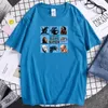T-shirts pour hommes The Aliens Bunch Horror Print T-Shirts Hommes Marque Respirant Shirt Summer 2023 Casual Tee Hip Hop Harajuku Male Tshirt