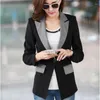 Women's Jackets Women Style Temperament Fashion Small Suit Women's Jacket Stitching Slim Long-sleeved Office Ladies